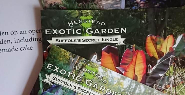 Gift vouchers for Henstead Extoic Garden